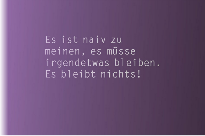 Der persönlichste Entscheid von allen